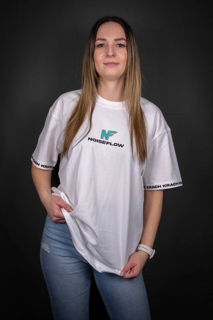 Deutscher Krach Oversize T-Shirt white