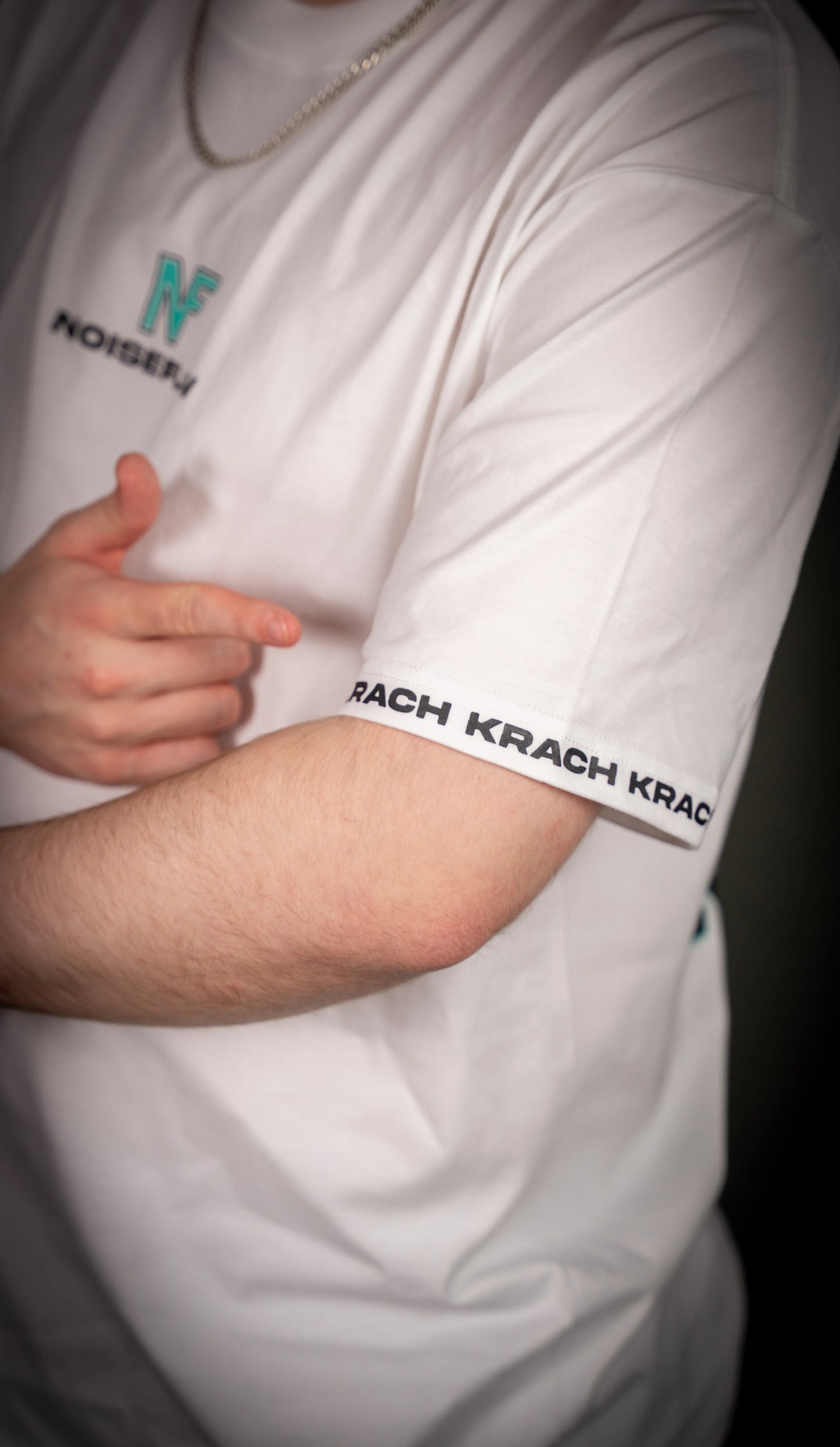 Deutscher Krach Oversize T-Shirt white