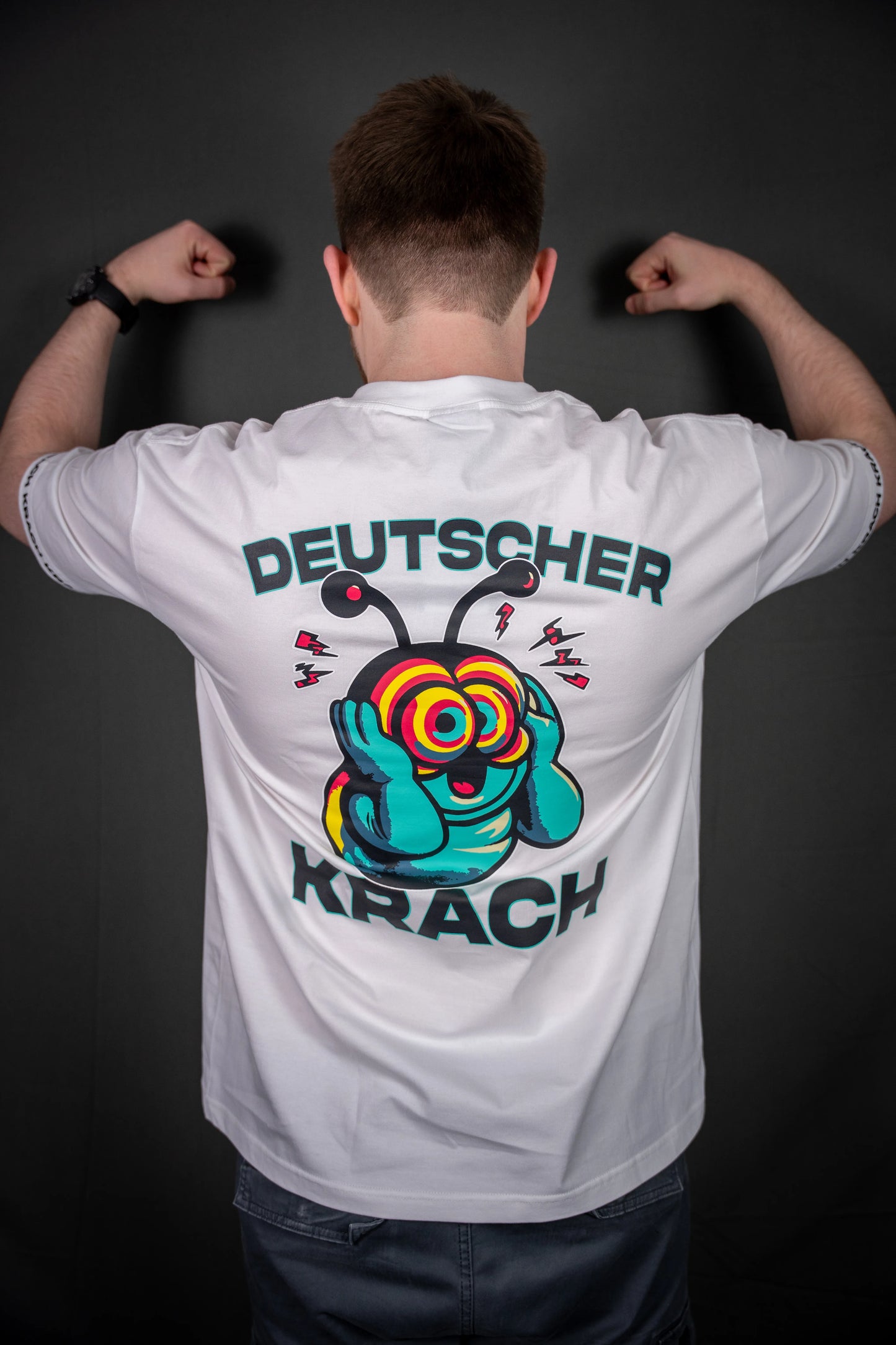 Deutscher Krach Oversize T-Shirt white