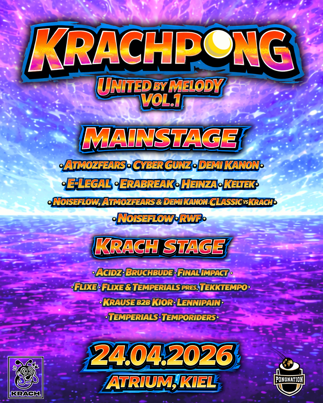 Krach Events pres. United by Melody: Krachpong Edition [Ü16]